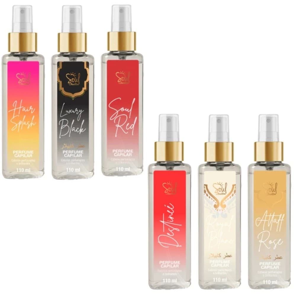 Perfume Capilar Hair Splash Soul Cosmeticos 110ml