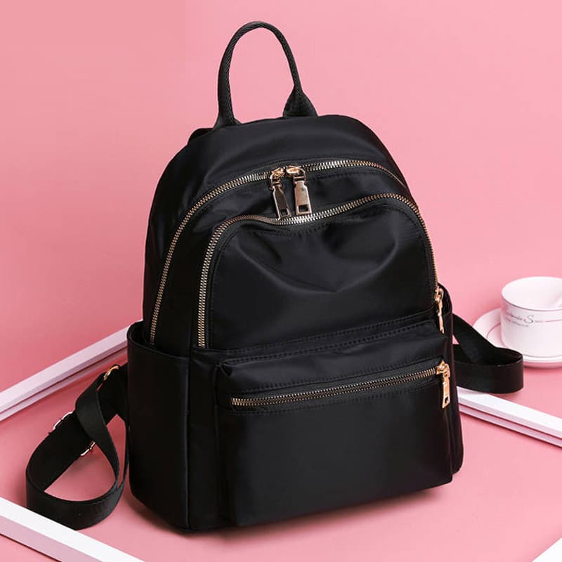 Mochila feminina 2022 novo estilo versão coreana na moda Oxford pano pequena mochila feminina náilon All-Match moda lona