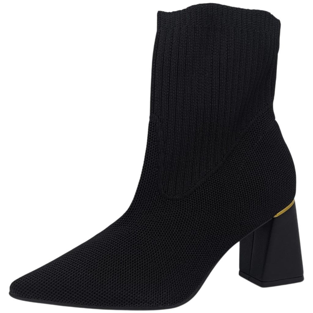 Bota Feminino Salto Medio Bloco Elegante Confortavel Cacci