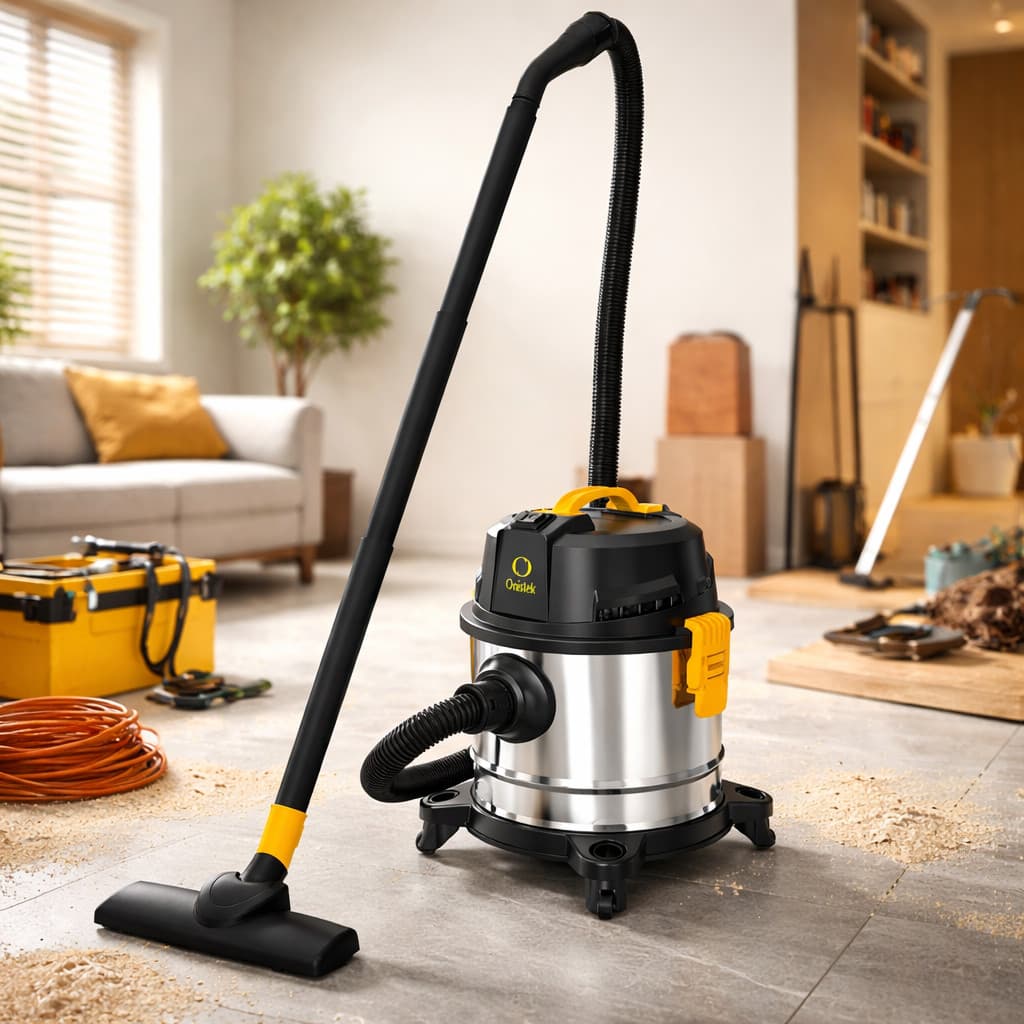 Aspirador de Pó e Água 1600W 15L com Soprador Extrator de Sujeira para Carro Sofá Casa ON-LV308