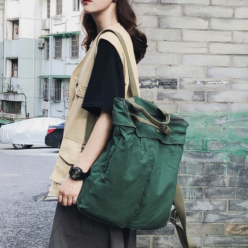 Ins estilo novo estilo angustiado saco de lona feminino estudante mochila feminina 52cm grande capacidade saco do comput