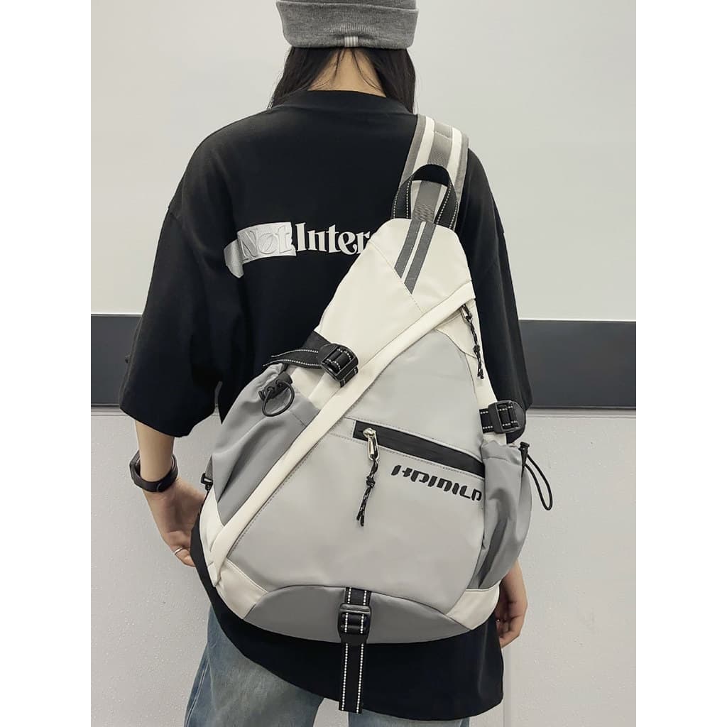 Noite ciclismo reflexivo saco de peito masculino feminino estilo na moda mochila de grande capacidade estilo esportivo m