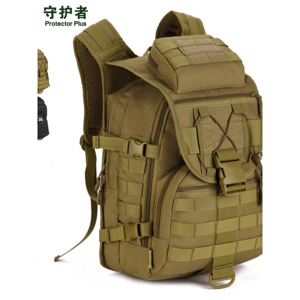 Guardian mochila ao ar livre mochila de viagem preto X7 Arrowfish saco tático camuflagem saco de escalada masculino 40L