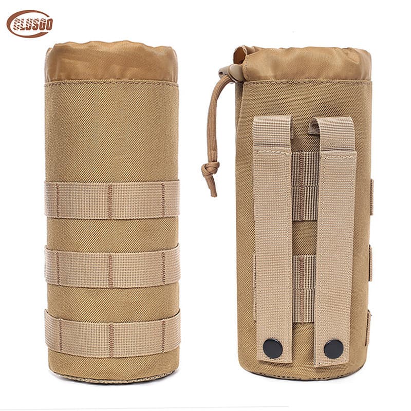 Bolsa para garrafa de água ao ar livre Bolsa de cintura Bolsa para garrafa de água Bolsa tática portátil Capa para garra