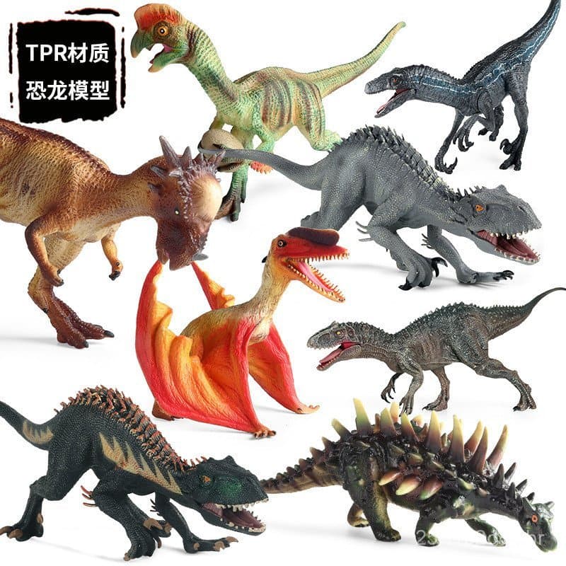 Modelo de Dinossauro Simulado para Crianças, Brinquedo de TPR, Pterossauro, Tiranossauro, Oviraptor, Indominus Rex, Pach
