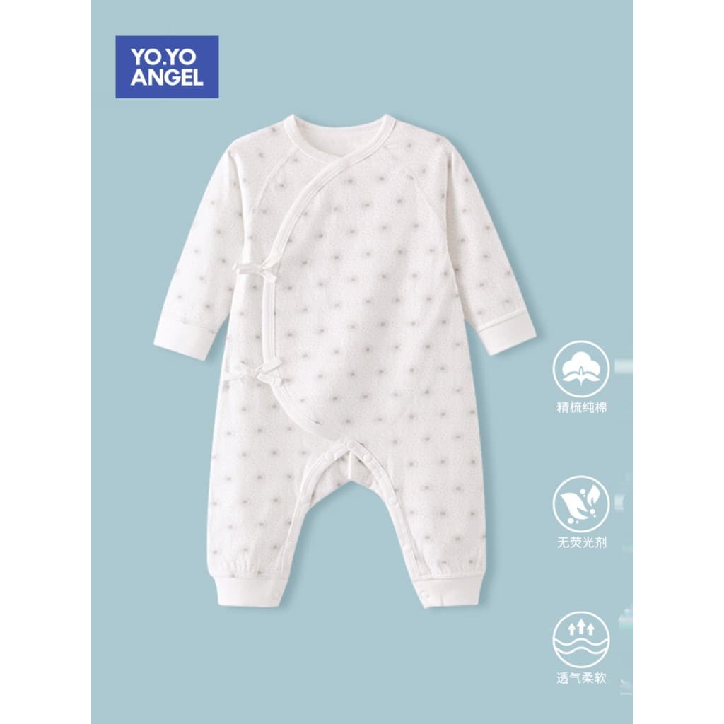 Roupas de bebê recém-nascido puro algodão Bottoming roupa interior recém-nascido macacão primavera outono outubro bebê r