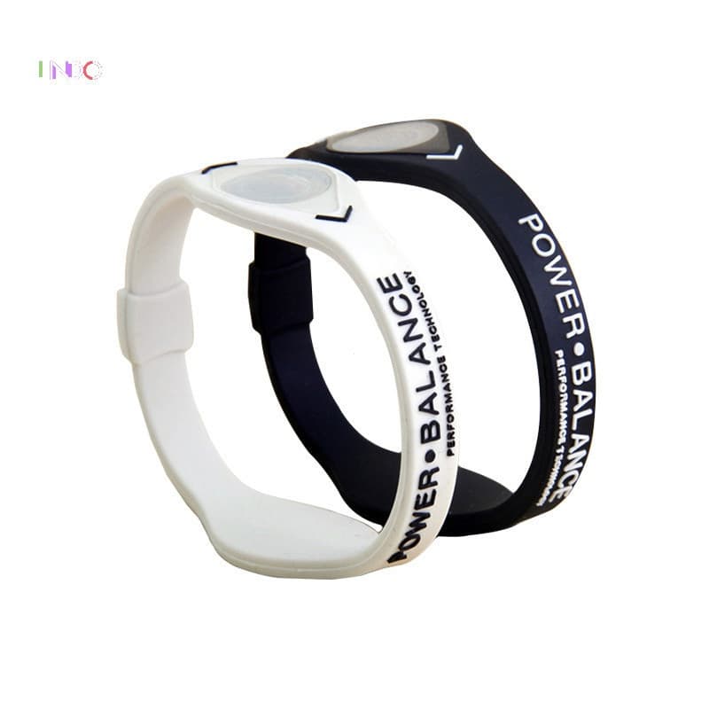 Uequilibrium Power Balance Energy Health Bracelet Para Pulseiras Esportivas Ion Silicone Band Gift Novo