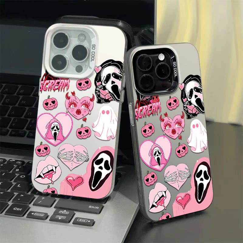 Capinha Capa Para Samsung A03 A04 A05 A12 A13 A15 A16 A23 A32 A50 A52 A54 A55 A72 À Prova de Choque Fosca fantasma
