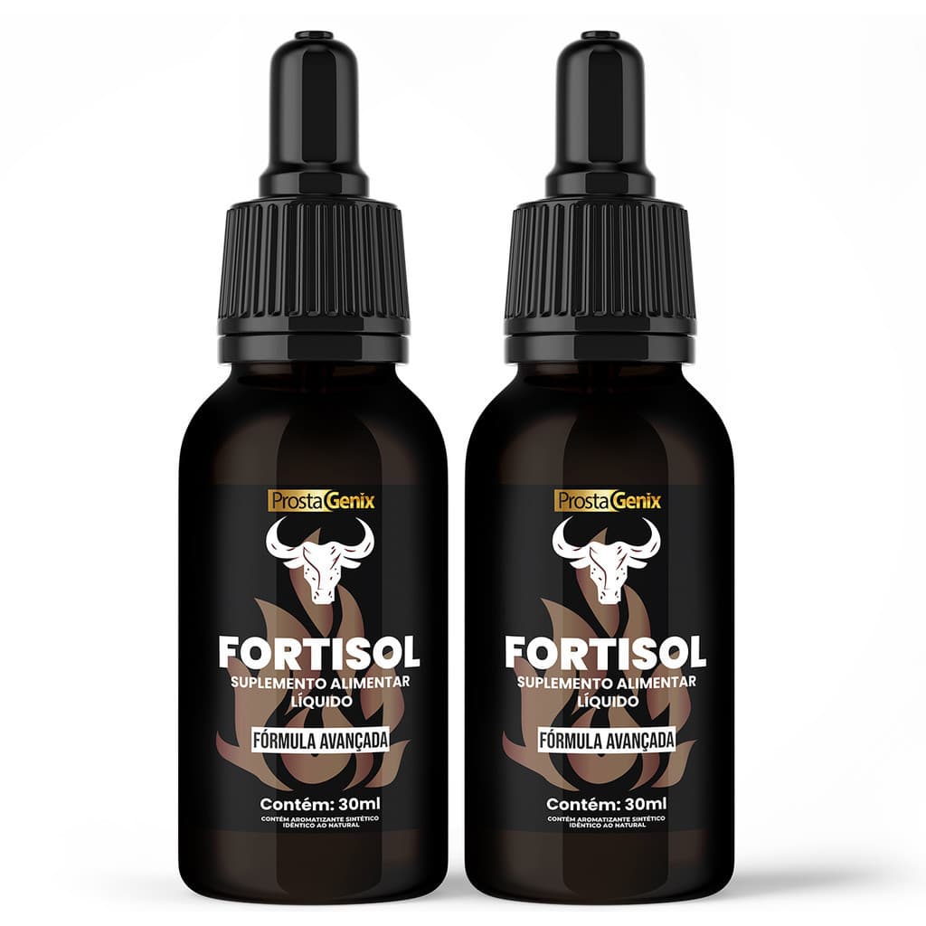 2 Fortisol 30ml Nova Fórmula Original - Envio Rápido Promoção