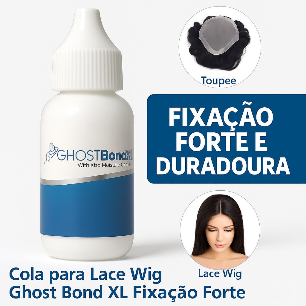 Cola para Lace Wig Ghost Bond XL Fixação Forte Antissuor Alta Durabilidade Para Perucas e Frontal (S27)