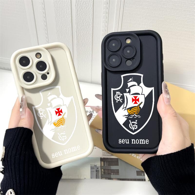 Capinha celular personalizada Clube de Futebol Vasco da Gama para iPhone 17 16 15 13 12 11 pro max 15 plus 14 Pro Capa