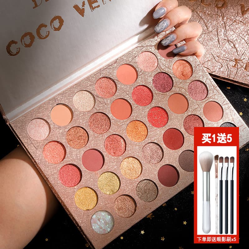 Paleta de sombras de alto valor ins Super quente pequeno livro vermelho venda quente estilo influenciador nicho marca 20