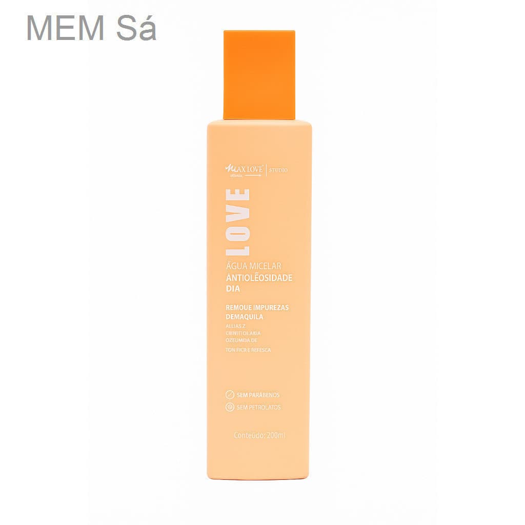 (V)Água Micelar Demaquilante Antioleosidade Max Love 290mlH0H2