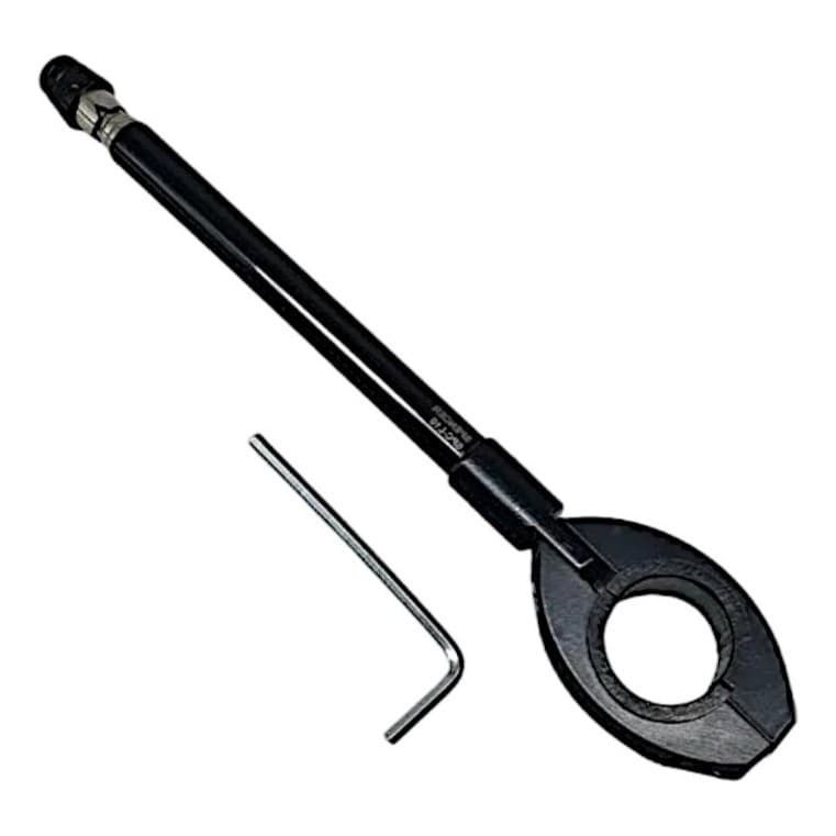 Antena Retrátil Corta Pipa Anti Cerol 6 Estagios Inox Guidão 01MT