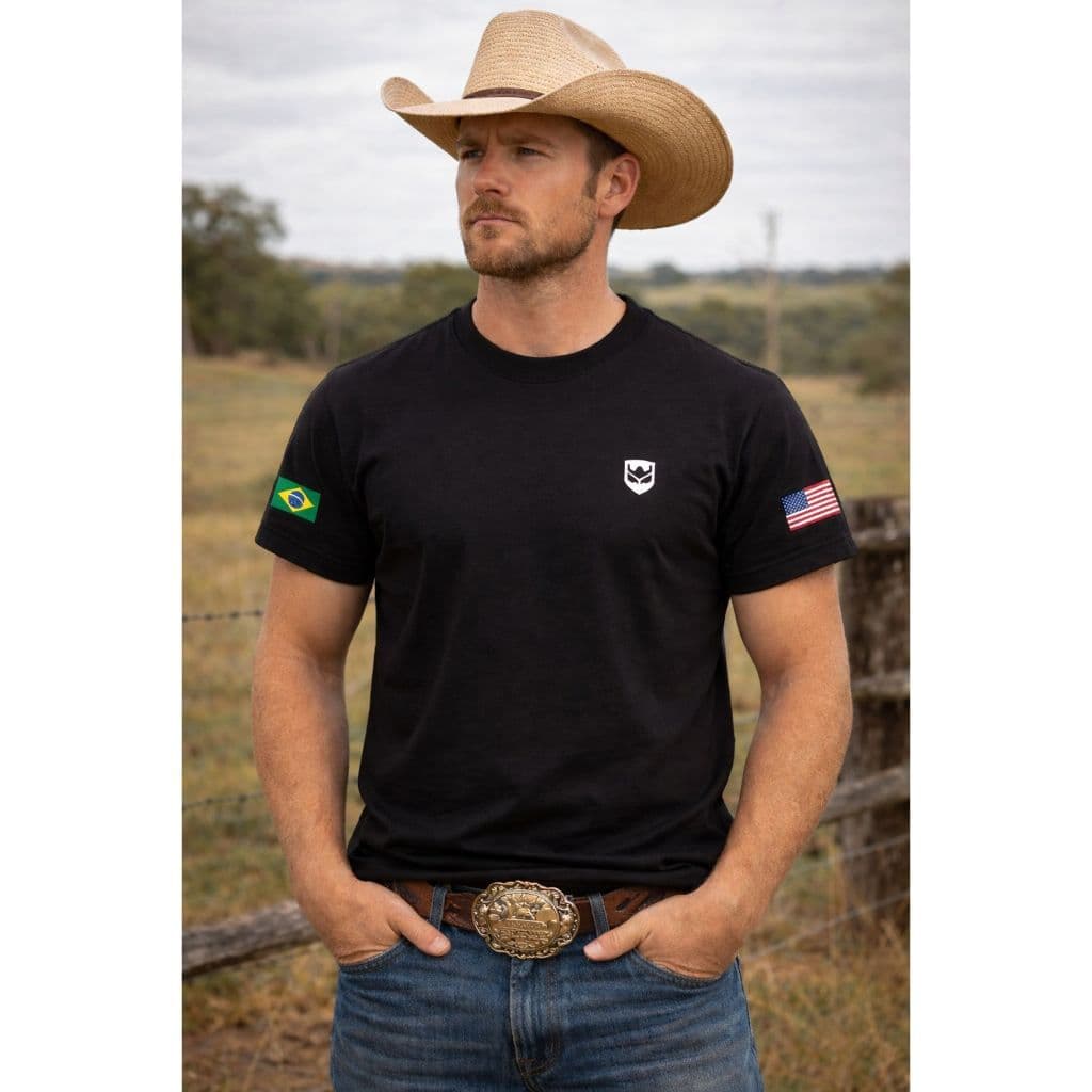 Camiseta Masculina Country Estilo Cowboy Premium Confortável Casual