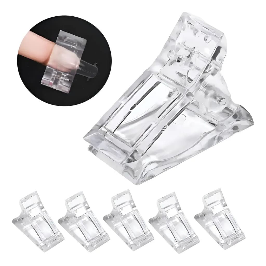 KIT 10 PRESILHAS EM ACRILICO PARA UNHAS