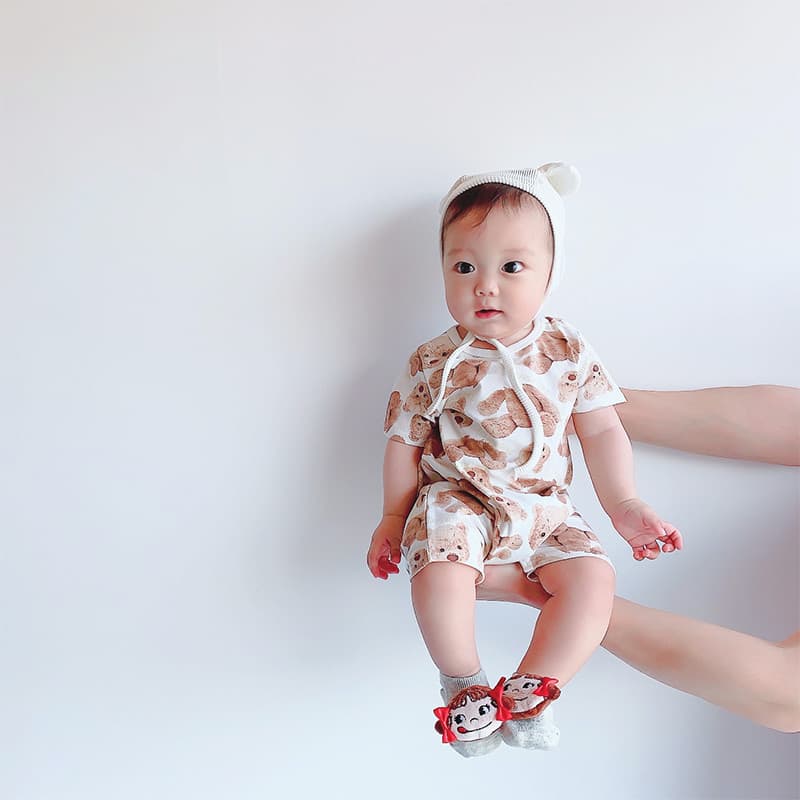 Coreano recém-nascido verão macacão roupas de bebê influenciador bebê manga curta macacão pijamas estilo fino macacão na