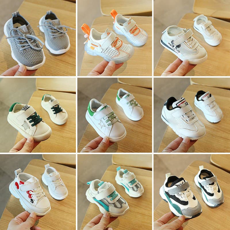 Crianças sapatos de rede da criança sapatos de sola macia sapatos de bebê outono meninos tênis do bebê sapatos casuais d