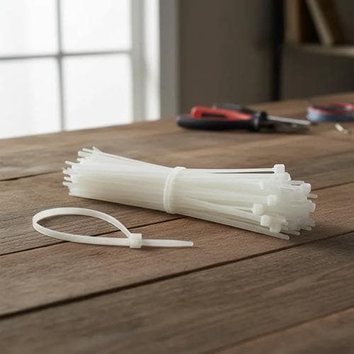100x Abraçadeira Nylon Enforca Gato 2,5x100mm Cinta Plastica
