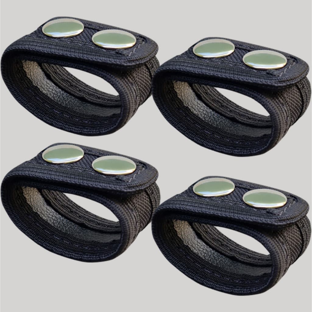 4 Presilhas Para Cinto Tático - Nylon Padrão Pm Cromada