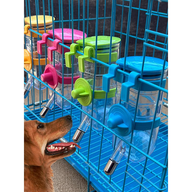 Fonte potável para animais de estimação, bola de rolo, bebedouro para cães, garrafa de água suspensa automática, não mol
