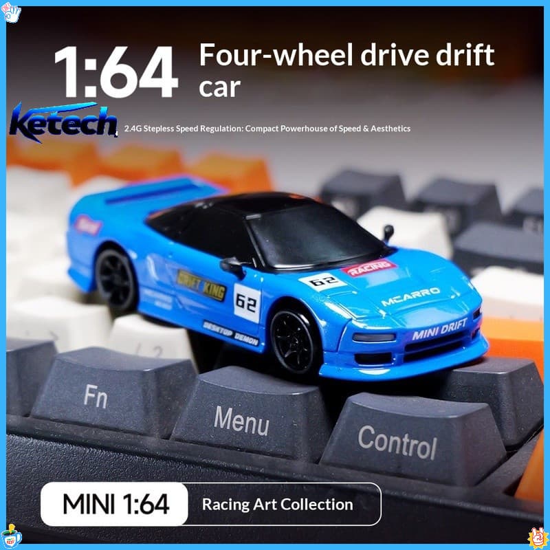 Vacarro MC062 1 : 64 Mini RC Drift Car 4WD Alta Velocidade Controle Remoto Modelo De Corrida Brinquedo Presente