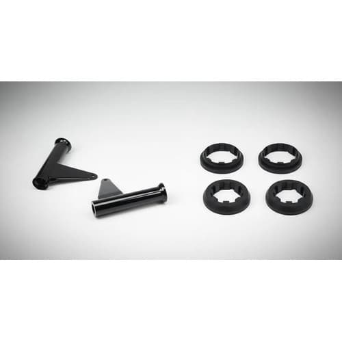 Kit Cg 125: Suporte Farol Orelha Preto + 4 Coxins Borracha Suporte Farol Titan 125 83-99