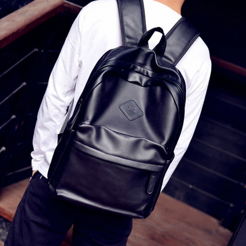 2025 novo estilo mochila de couro genuíno dos homens versão coreana na moda negócios Casual moda viagem computador mochi