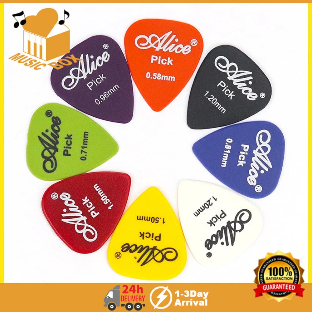 Alice 10 Peças De Espessura 0.96 mm Acessórios Para Guitarra Acústica Elétrica Baixo Palheta