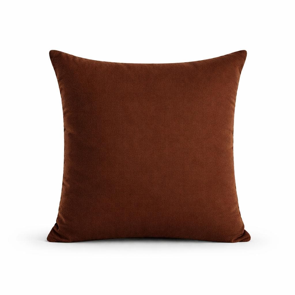 Capa de Almofada 40x40 Marrom | Tecido Macio e Resistente | Decoração Sofá e Cama | NÃO ACOMPANHA ENCHIMENTO - OFERTA