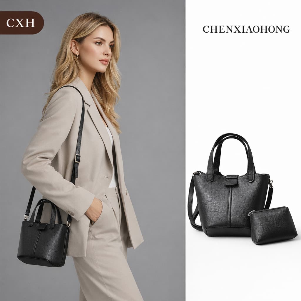 CHENXIAOHONG Presente para Namorada：Bolsas de ombro, bolsas transversais, bolsas saco, bolsas de couro macio