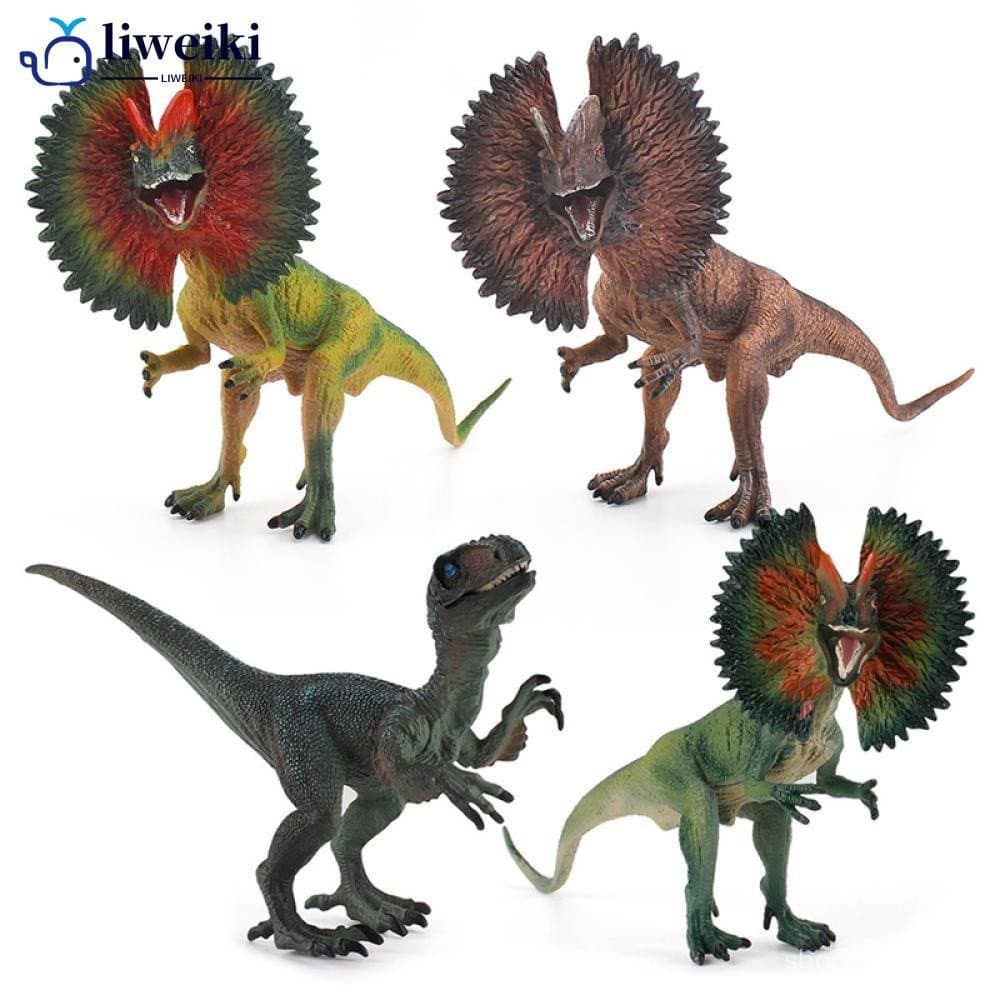 LIWEIKI Simulação De Dinossauro Jurássico Brinquedo De Dinossauros Em PVC Dino Modelo Brinquedos Lifelike Dilophosaurus