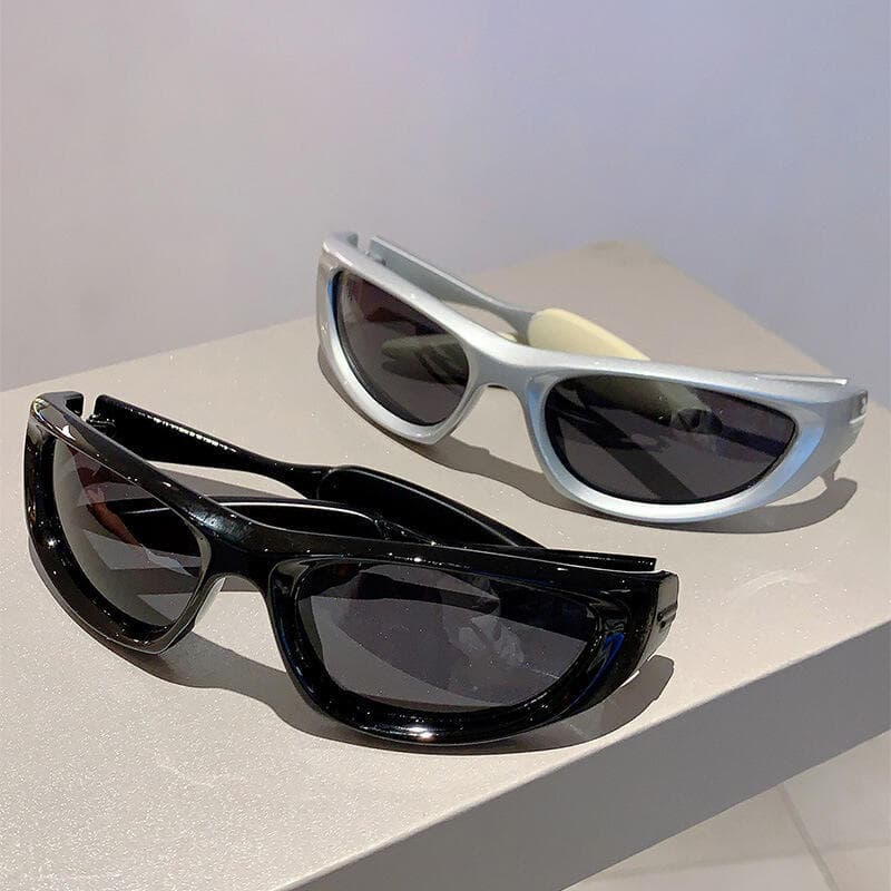 Óculos de Sol Futuristas Masculinos, Novos Óculos de Ciclismo Punk para Exterior, Óculos Femininos da Marca da Moda, Pro