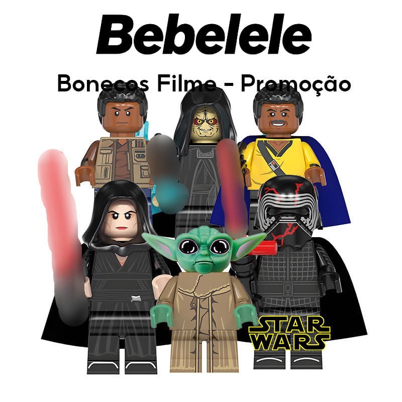 Mini bonecos, Star Wars, brinquedos para bonecas de blocos de construção, presentes de aniversário
