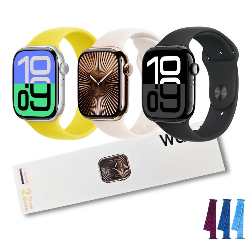 Smartwatch Relogio Inteligente PEJE Serie 10 Mini 42mm 1,75" NFC + Pulseira Extra á Prova D’Água