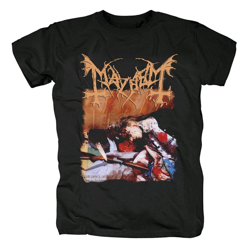 Music.Soul Camiseta Unissex Mayhem Black Metal Estampada Vintage Dark Poderosa Estilosa Confortável Casual