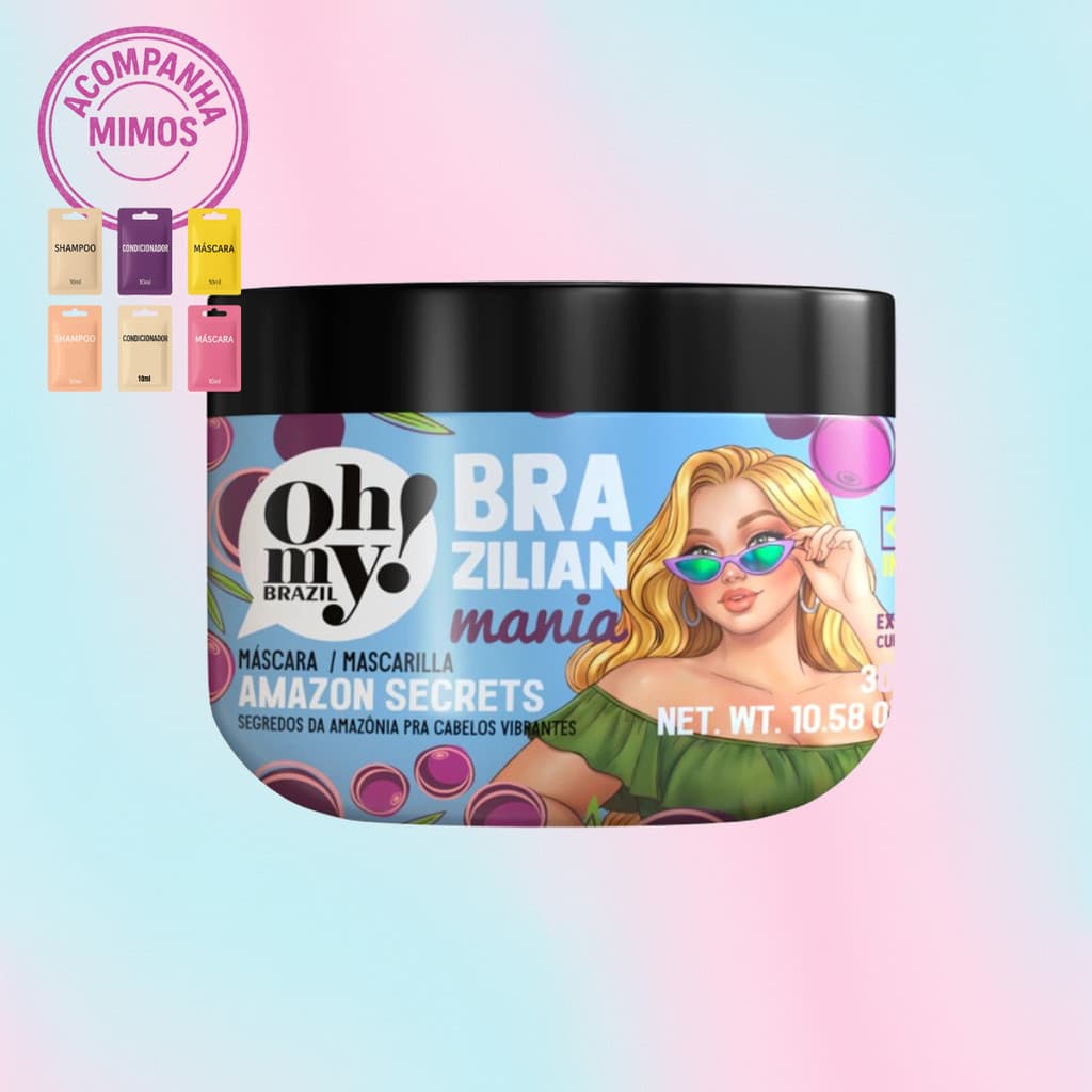 Máscara Amazon Secrets Brazilian Mania 300gr Oh My