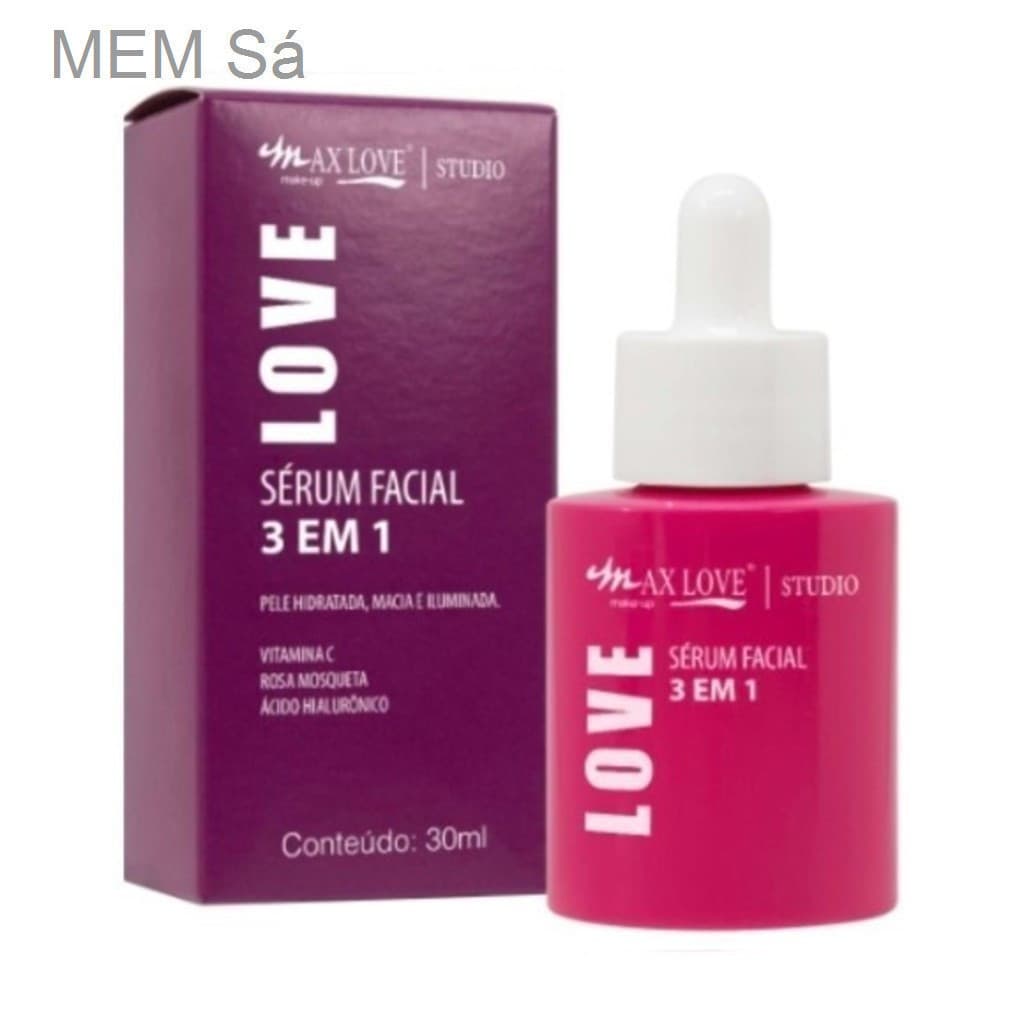 (V)✨ Sérum Facial 3 em 1 Max Love 30ml – Hidratação, Renovação e AntissinaisVUWI