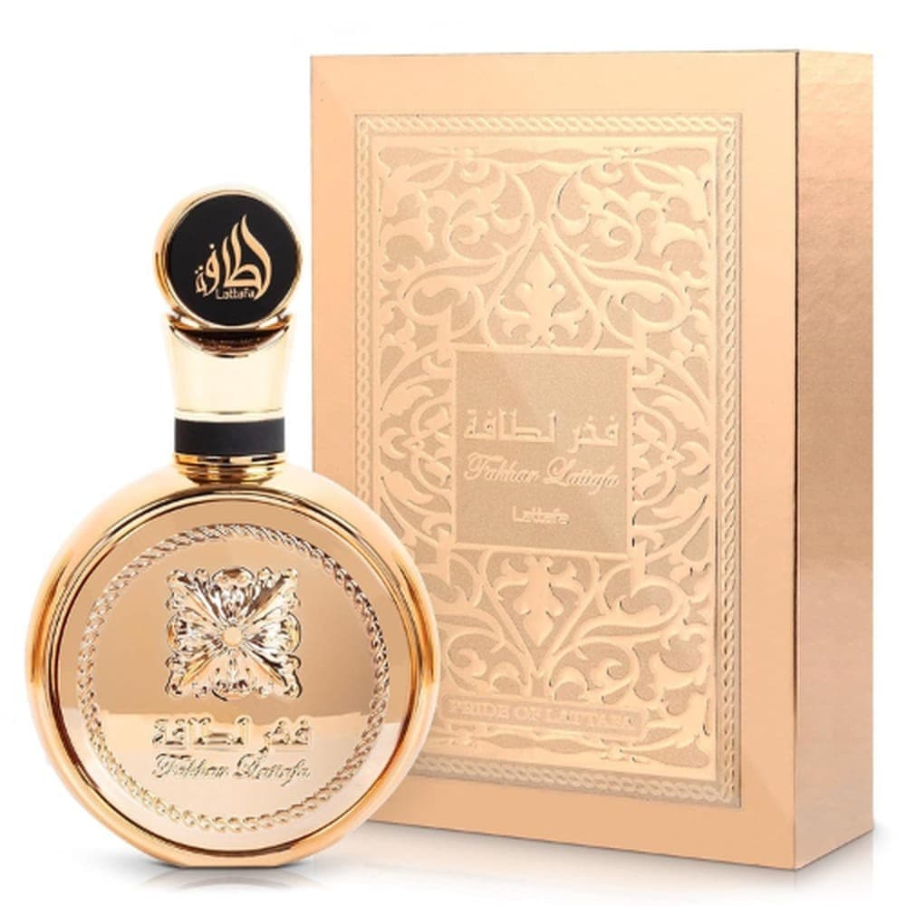 Perfume   Arabe Masculino Fakhar Lattafa Pride Gold Extrait EDP 100ml