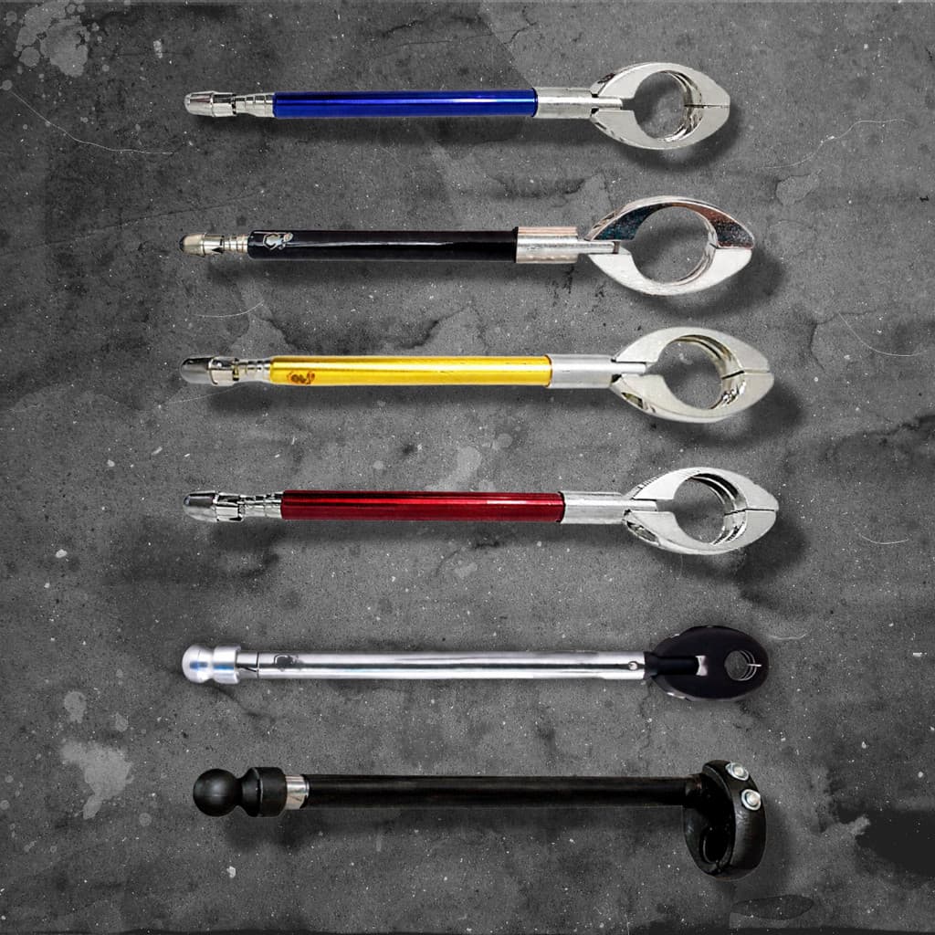 Antena Corta Pipa Para Moto Colorida Guidão Cx3