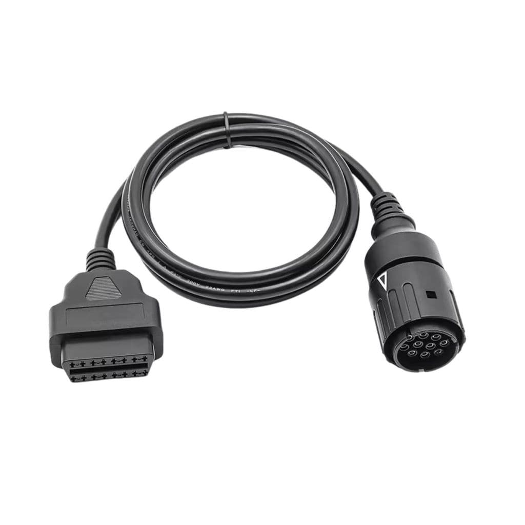 Cabo Bmw 10 Pinos Adaptador Obd2 16 Pinos para Moto Icom Ista