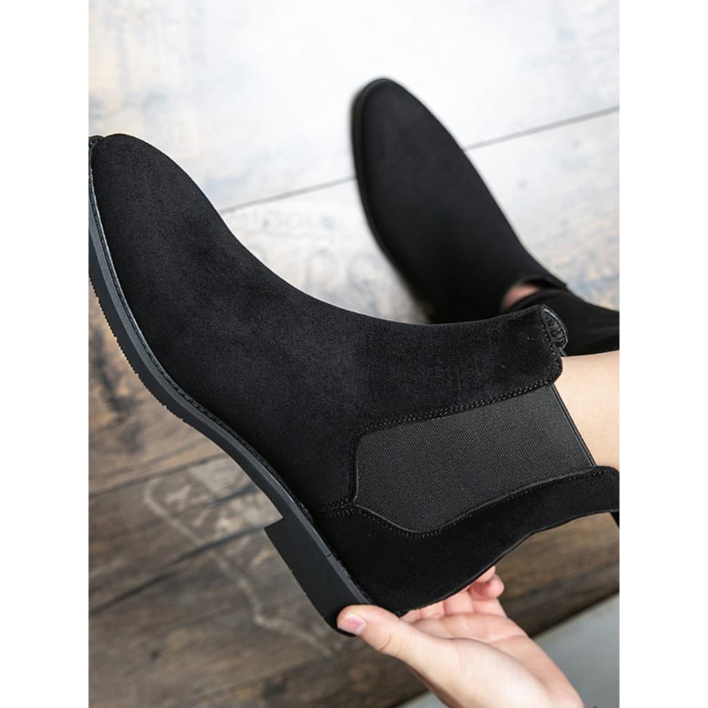 Chelsea botas outono inverno masculino Casual sapatos de couro de alta qualidade britânico Popular juventude na moda bot