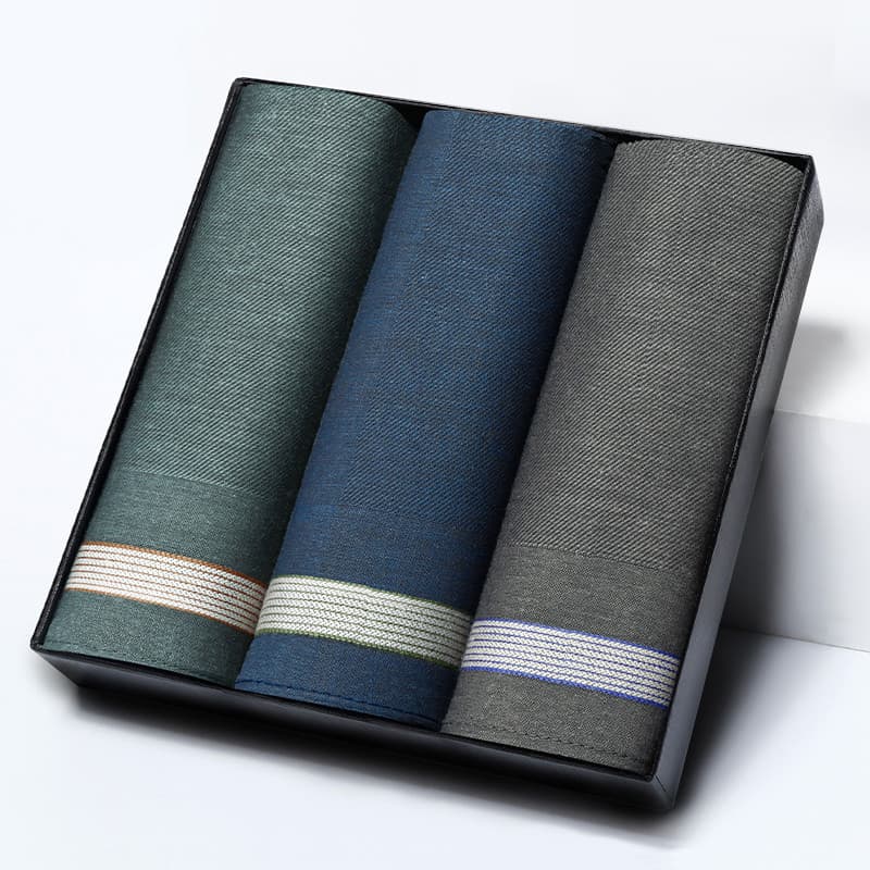 Lenço masculino portátil pequena toalha quadrada lenço de algodão puro High-End masculino suor-limpeza lenço de algodão