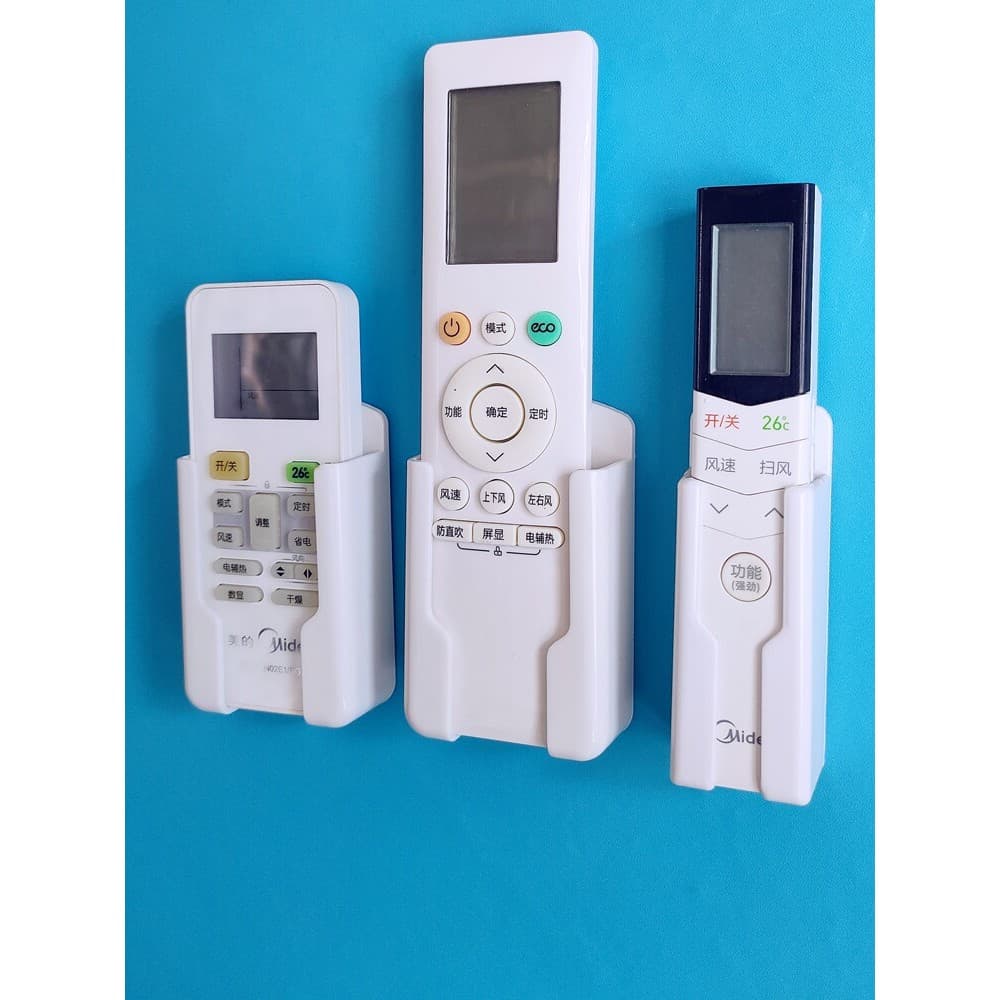 Adequado para glimei ar condicionado cabide de controle remoto pendurado suporte parede caixa armazenamento pendurado su