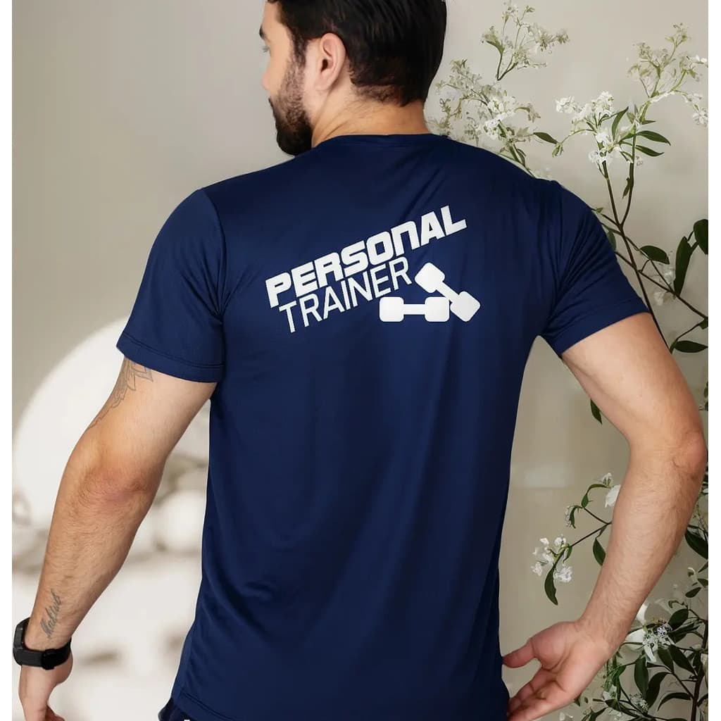 Camiseta Dry Fit Treino Personal Trainer Academia Fitness