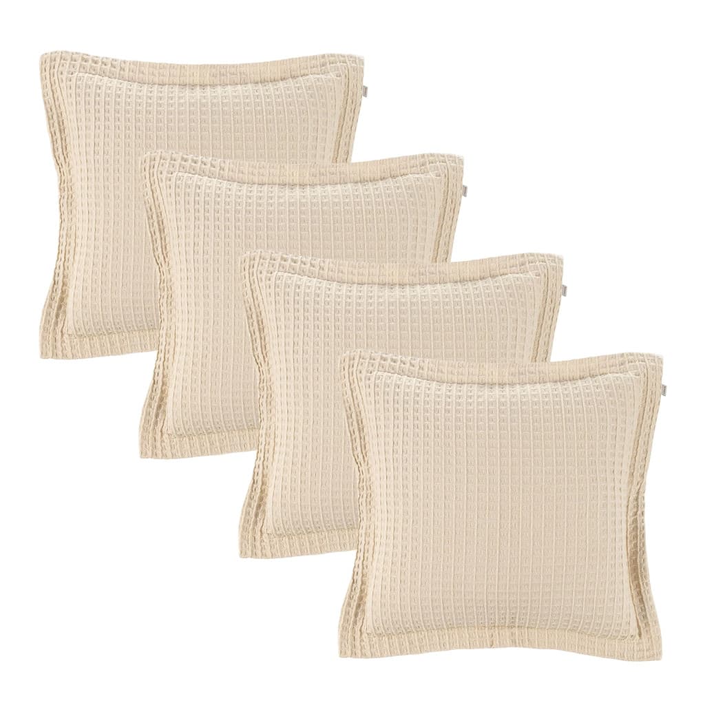 Kit 4 Almofadas Decorativas Quadradas 100% Algodão Macia Denver 45x45cm Karsten