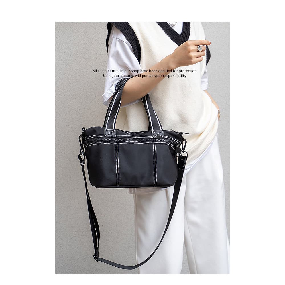 Bolsa feminina novo estilo Commuter saco de ombro grande capacidade saco do mensageiro saco de pano de náilon bolsa Tote
