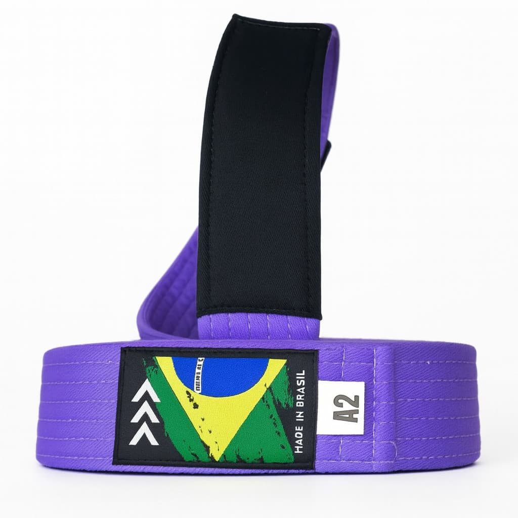 Faixa Jiu-Jitsu Sequência Original Ponta Para Graduação Treino E Competição