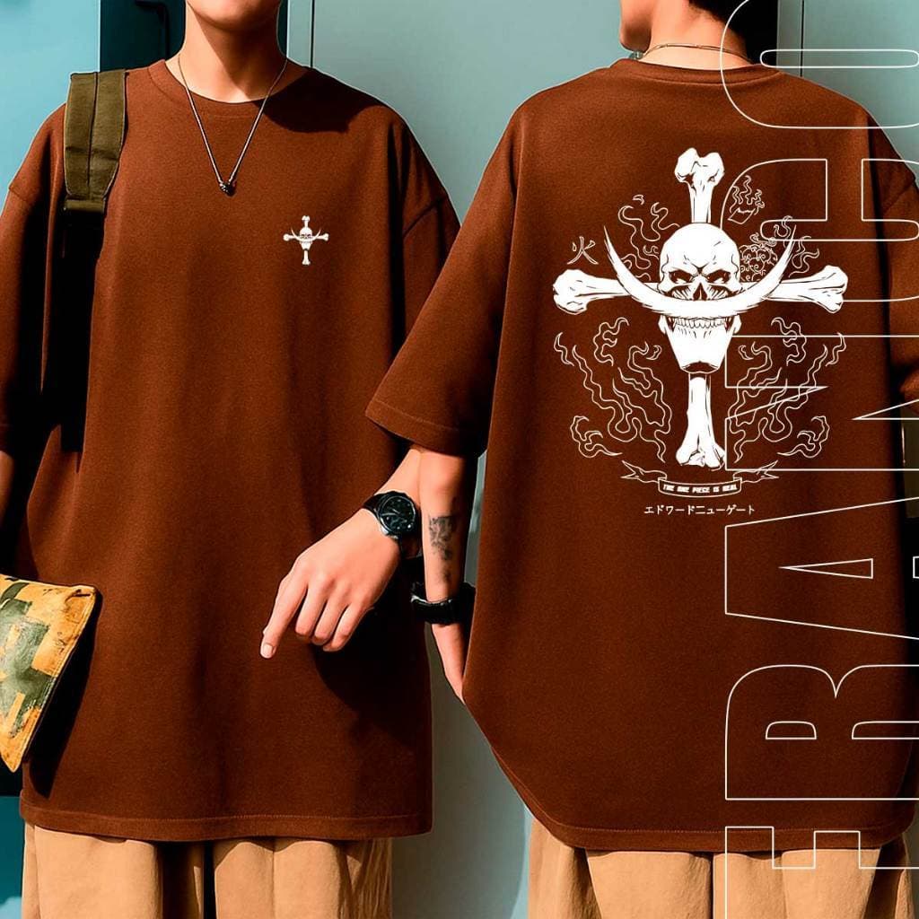 Camiseta Oversized Anime Barba Branca Masculina Feminina Camisa Top Unissex 100% Algodão