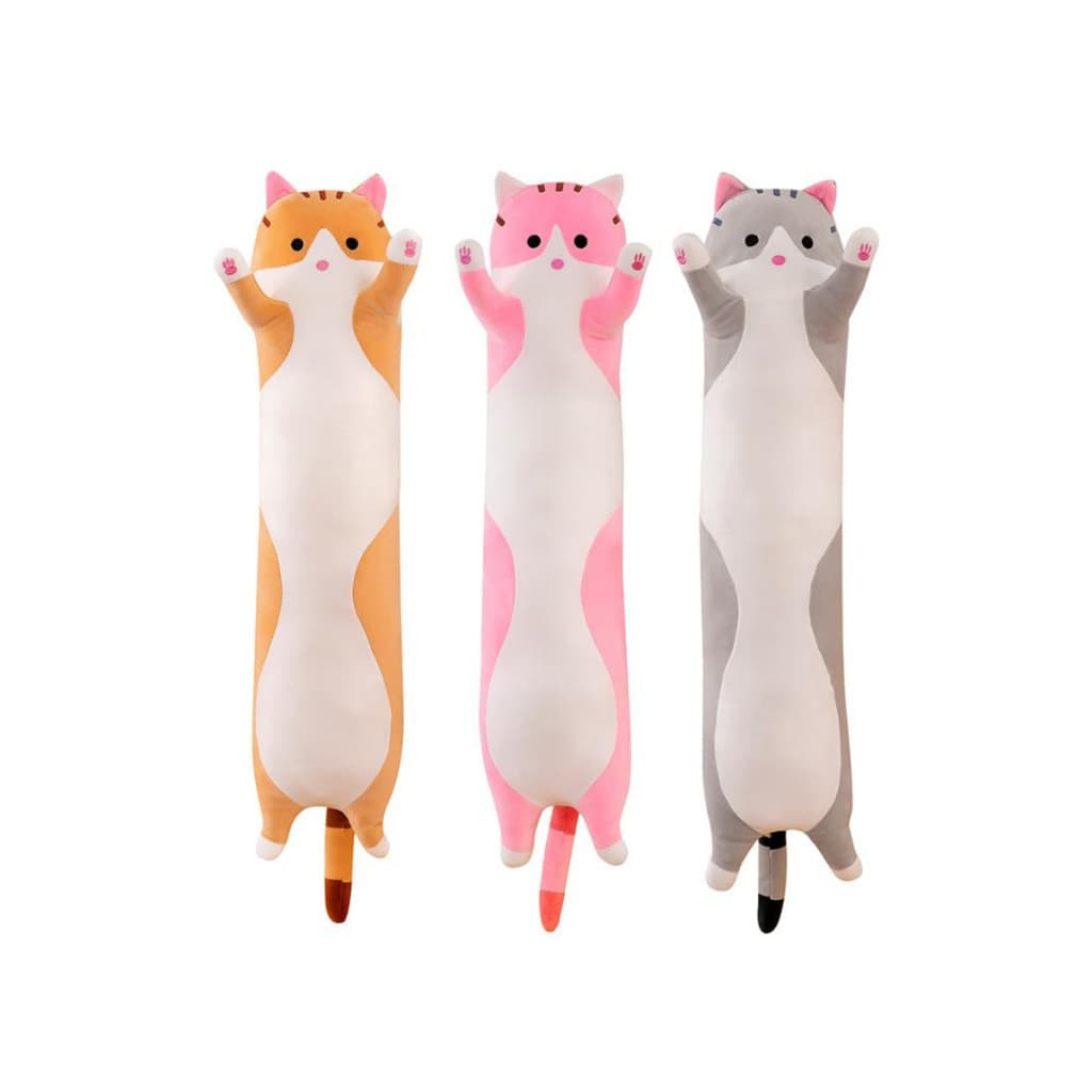 Travesseiro Almofada Gatinho Leve Fofo Macio Pelúcia Confortável Varias Cores Antialérgico Bebê/ENVIO IMEDIATO